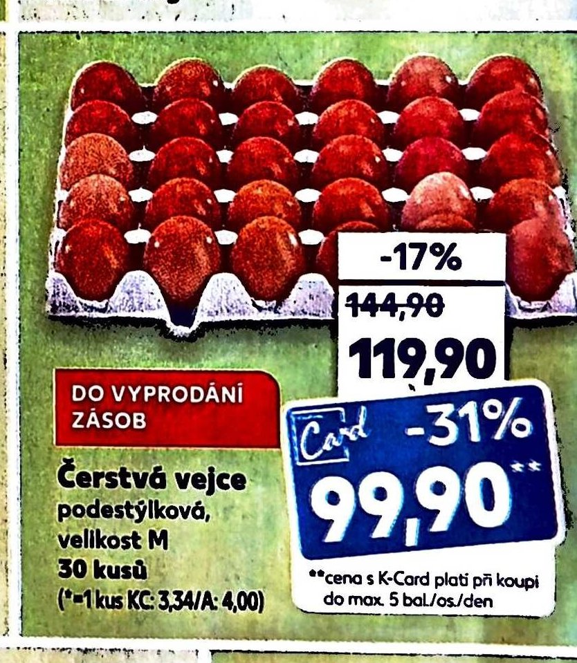 Čerstvá vejce