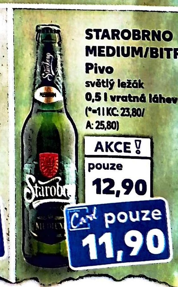 STAROBRNO MEDIUM/BITR Pivo