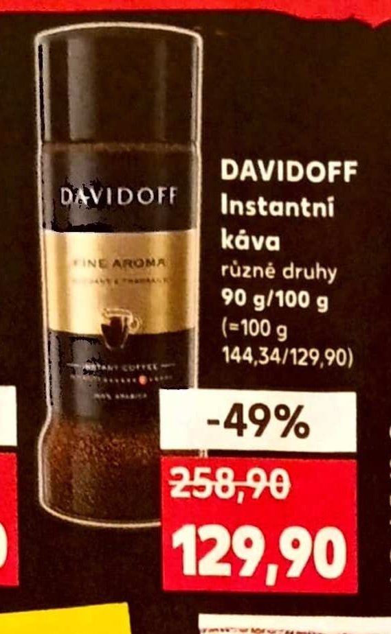 DAVIDOFF Instantní káva