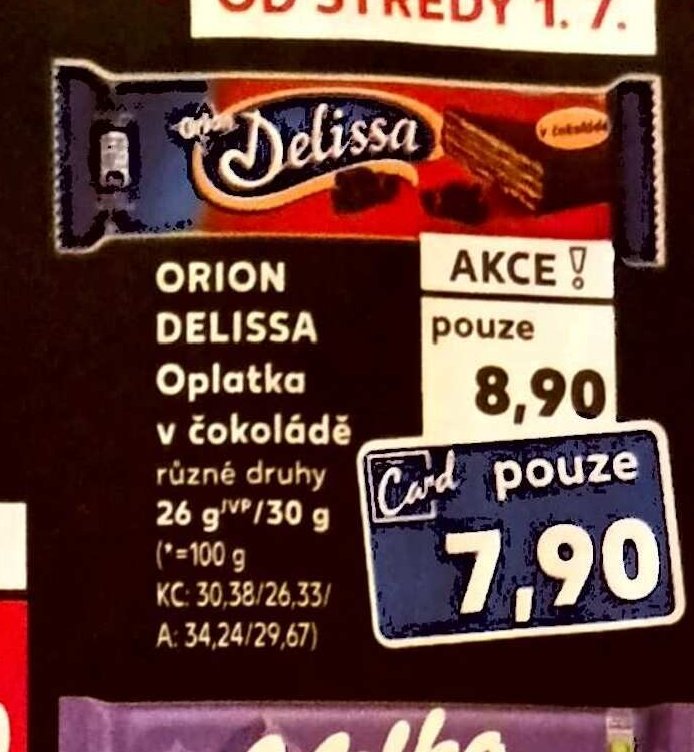 ORION DELISSA Oplatka