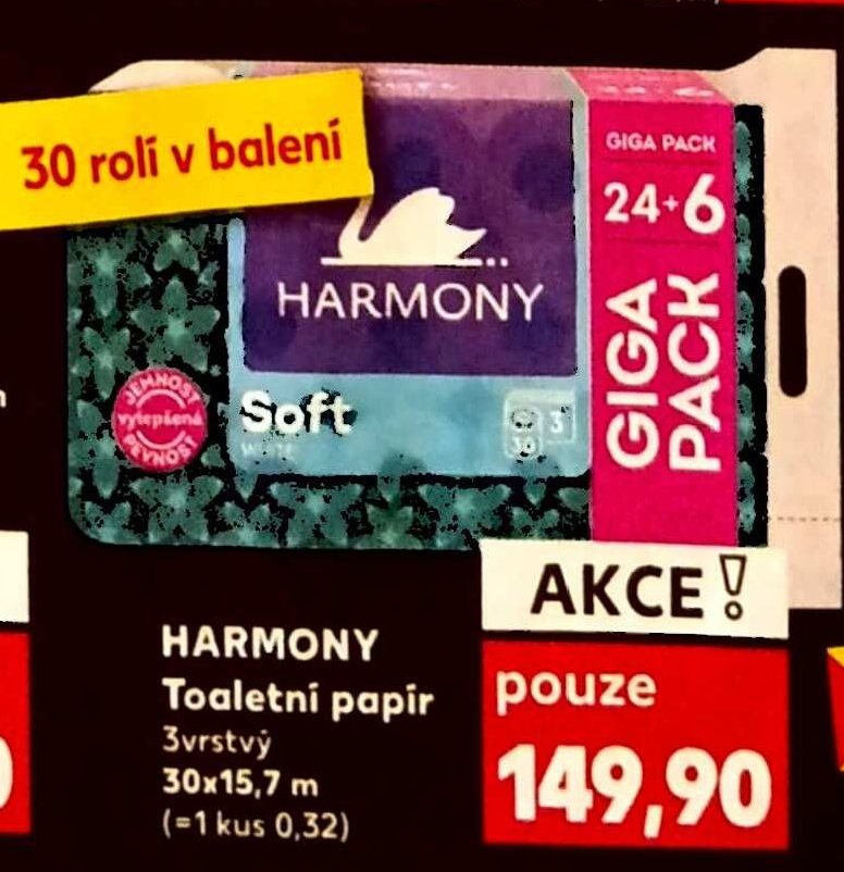 HARMONY Toaletní papír