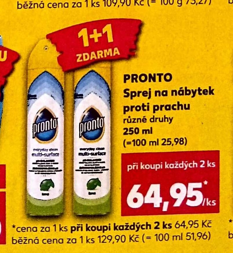 Pronto Sprej na nábytek