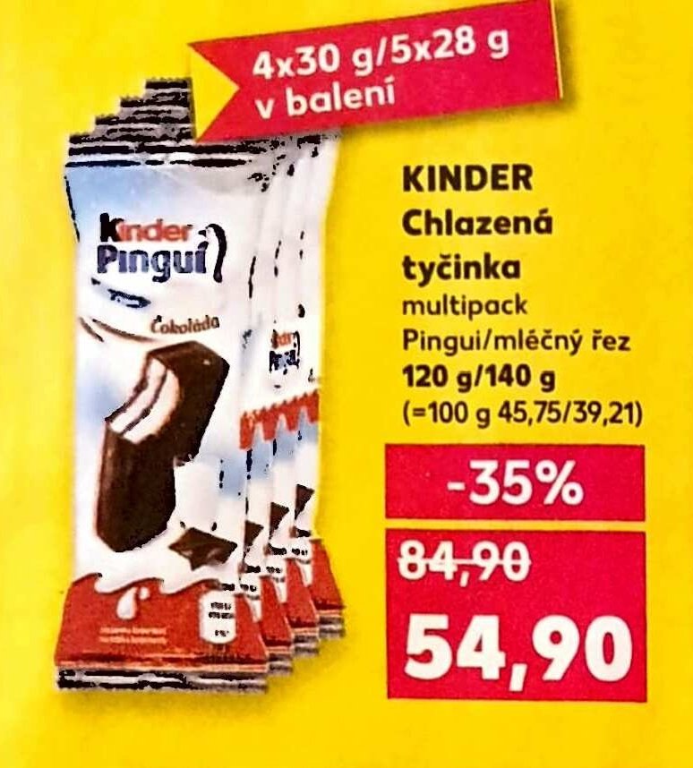 Kinder Chlazená tyčinka multipack