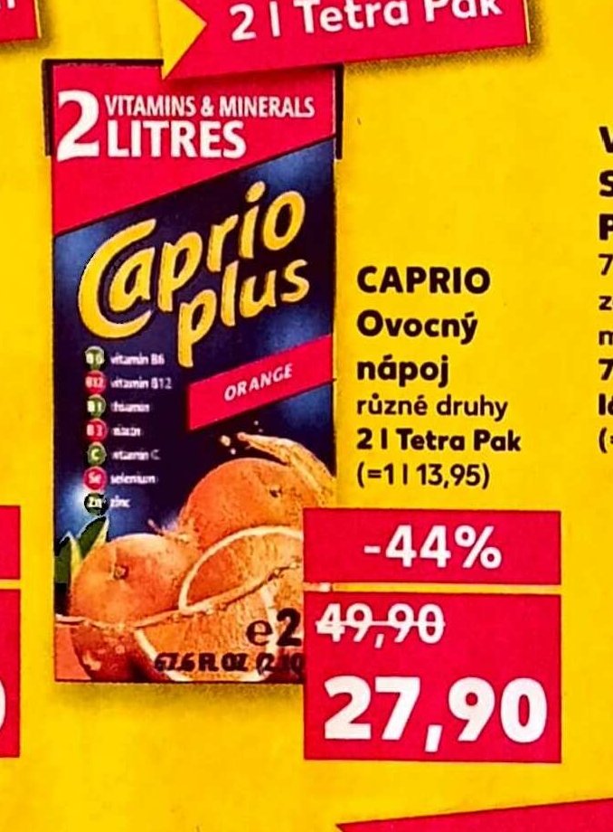 Caprio Ovocný nápoj