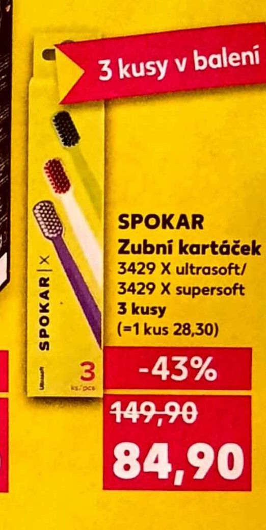 Spokar Zubní kartáček
