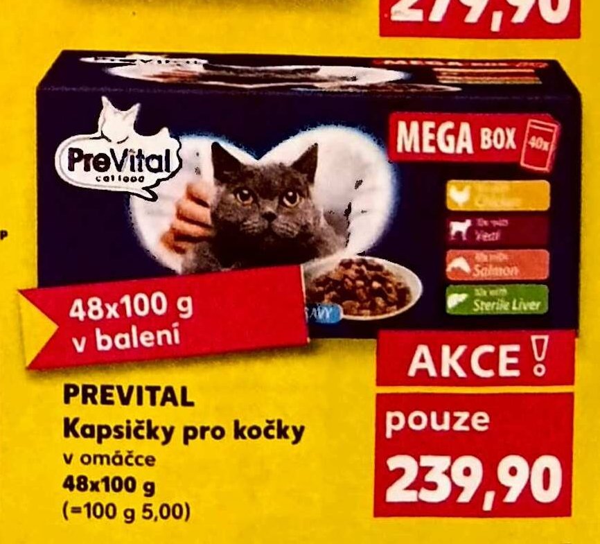 Prevital Kapsičky pro kočky