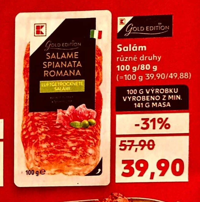 Salame Spianata Romana