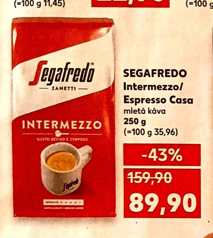 SEGAFREDO Intermezzo/ Espresso Casa 250 g