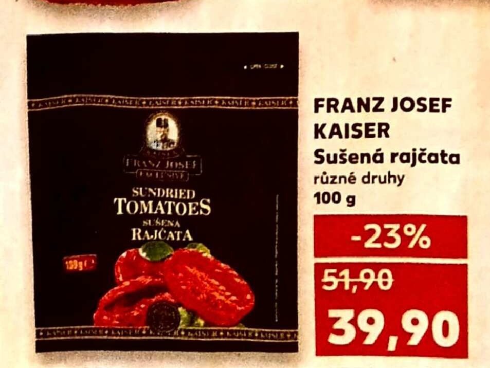 Franz Josef Kaiser Sušená rajčata