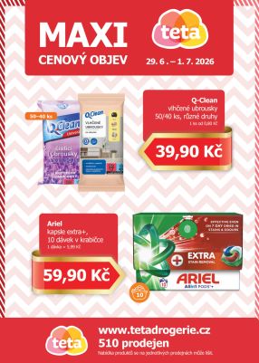 akční leták Teta drogerie 29.6.2026-1.7.2026
