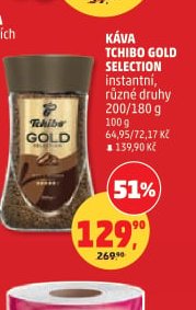 KÁVA TCHIBO GOLD SELECTION