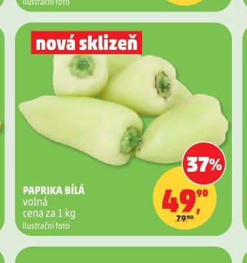 Paprika bílá