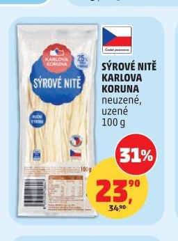 SÝROVÉ NITĚ KARLOVA KORUNA