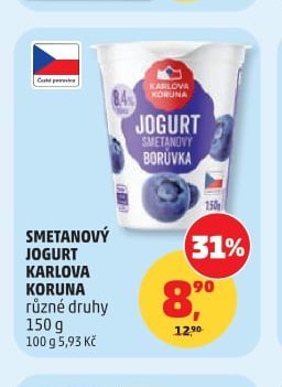 SMETANOVÝ JOGURT KARLOVA KORUNA