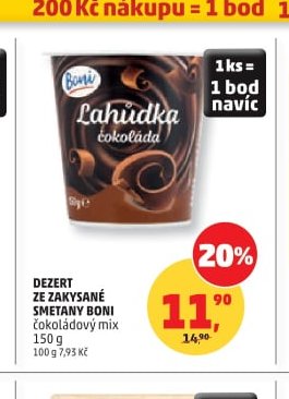 Dezert ze zakysané smetany Boni