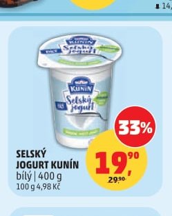 Selský jogurt Kunín
