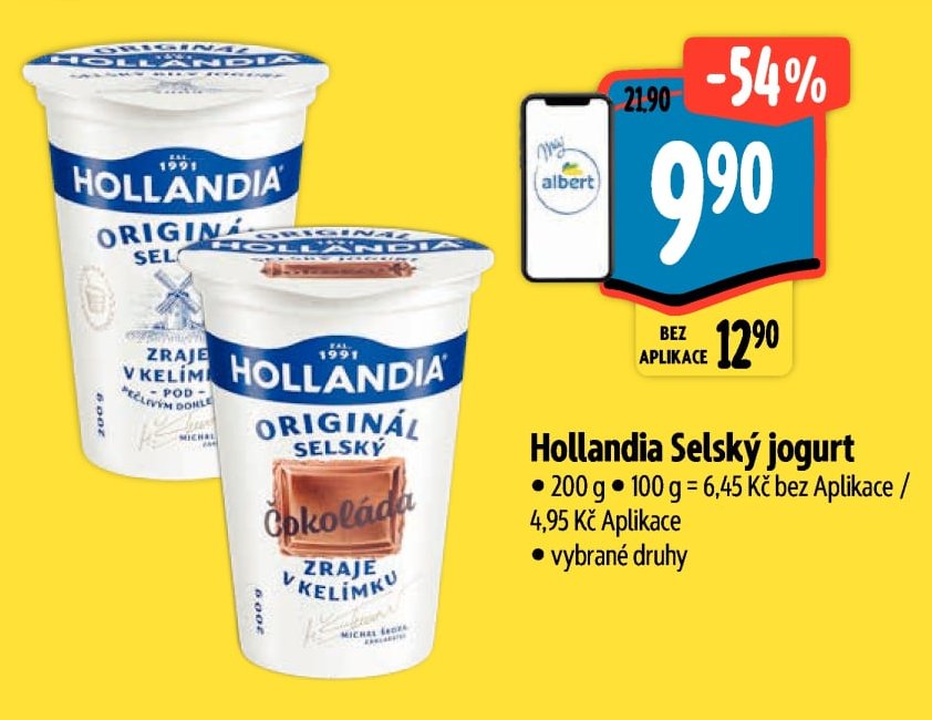 Hollandia Selský jogurt
