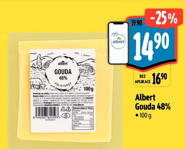 Albert Gouda 48% 100 g