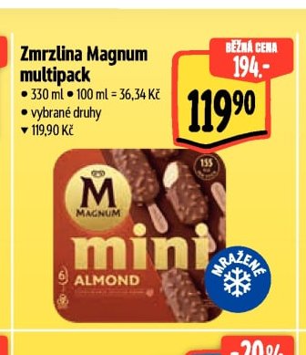 Zmrzlina Magnum multipack