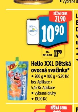Hello XXL Dětská ovocná svačinka