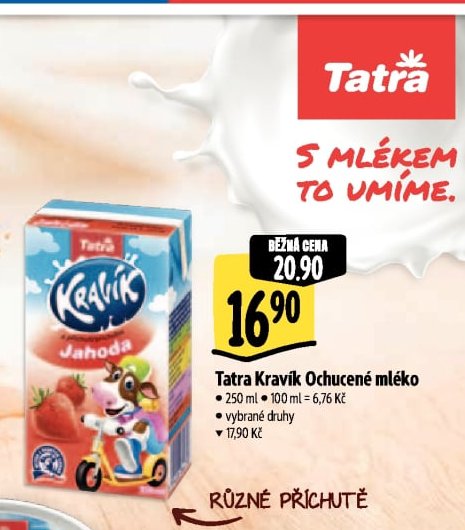 Tatra Kravík Ochucené mléko