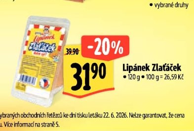 Lipánek Zlaťáček