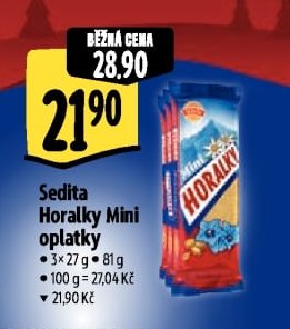 Sedita Horalky Mini oplatky