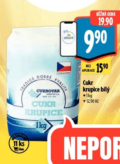 Cukr krupice bílý