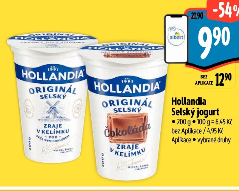 Hollandia Selský jogurt