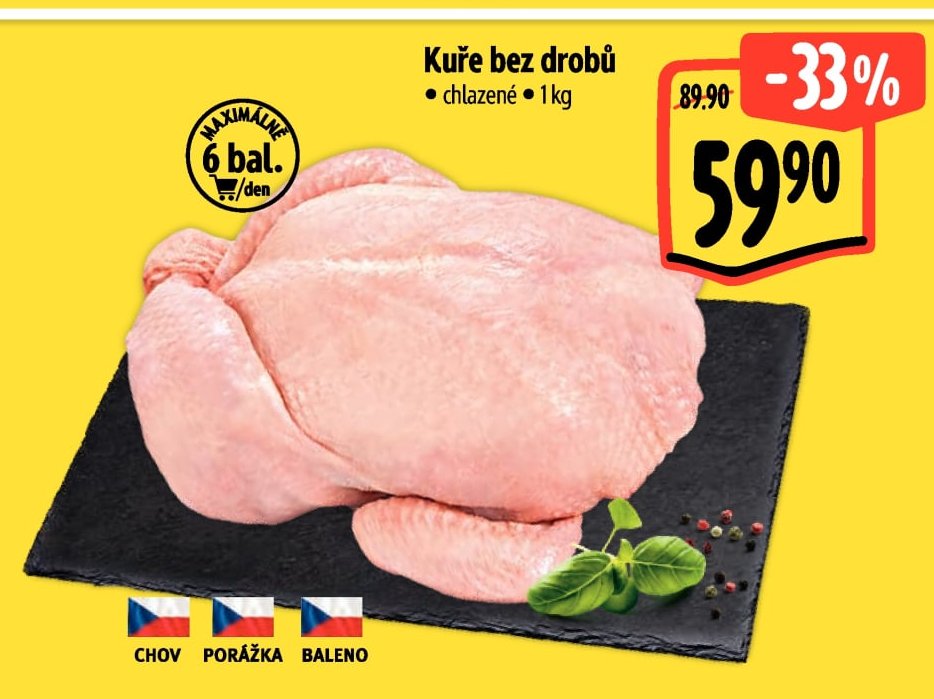 Kuře bez drobů