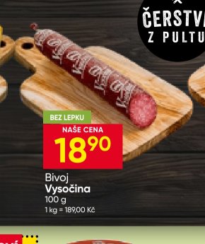 Bivoj Vysočina 100 g