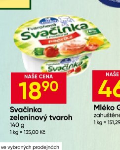 Svačinka zeleninový tvaroh
