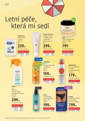 akční leták dm drogerie 30.6.2026-5.8.2026