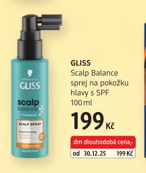 GLISS Scalp Balance sprej na pokožku hlavy s SPF