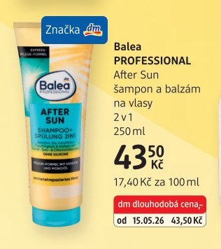 Balea PROFESSIONAL After Sun šampon a balzám na vlasy