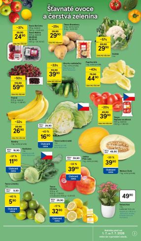 akční leták Tesco 1.7.2026-7.7.2026