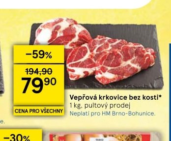 Vepřová krkovice bez kosti