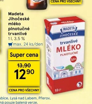 Madeta Jihočeské mléko