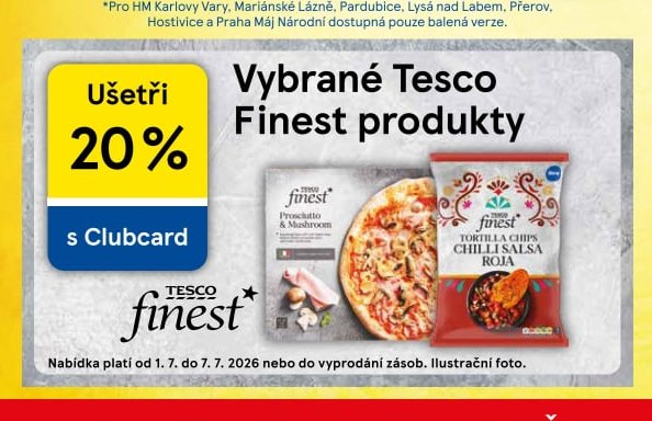 Tesco Finest produkty