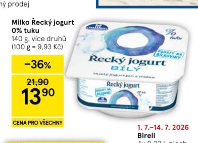 Milko Řecký jogurt