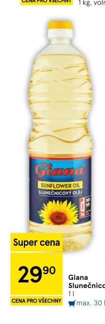 Giana Slunečnicový olej