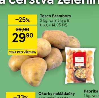 Tesco Brambory 2 kg