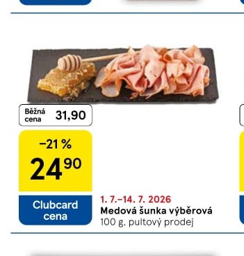 Medová šunka výběrová