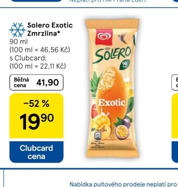 Solero Exotic Zmrzlina