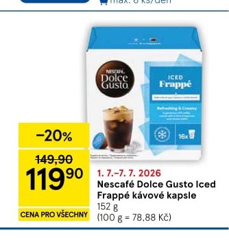 Nescafé Dolce Gusto Iced Frappé 152 g