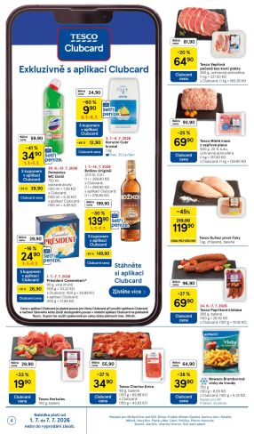 akční leták Tesco 1.7.2026-7.7.2026