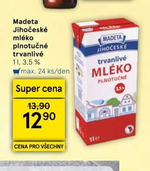 Madeta Jihočeské mléko