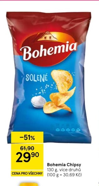 Bohemia Chipsy 130 g