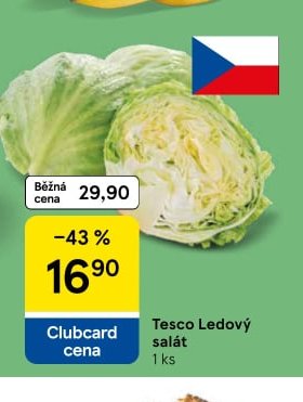 Tesco Ledový salát 1 ks