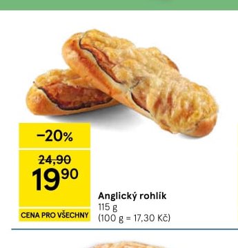 Anglický rohlík 115 g